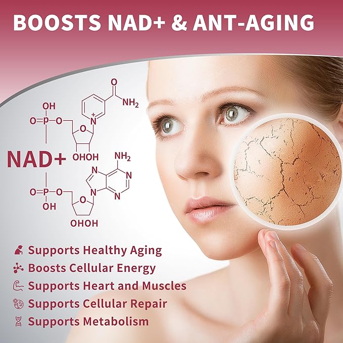 Hudetex NAD Gummies Supplement for Women & Men, Pure 500mg Liposomal NAD - Cell Regeneration, Energy & Metabolism Support, Vegan,Sugar Free，Additives Free, 60 Counts,Blueberry Flavor