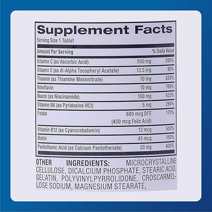 MAJOR Stress Formula - High Potency Stress Formula Vitamins - Dietary Supplement - 60 Tablets