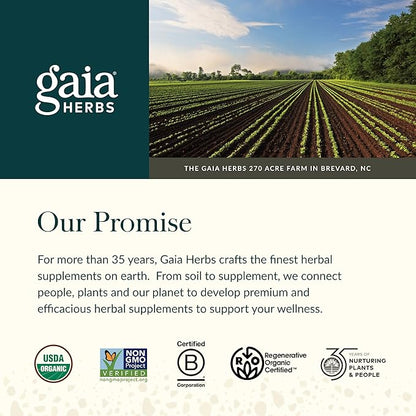Gaia Herbs Rapid Defense Gummies - Supports Immune Health* - with Propolis, Ginger & Echinacea - USDA Organic - 60 Vegetarian Gummies (30 Servings)