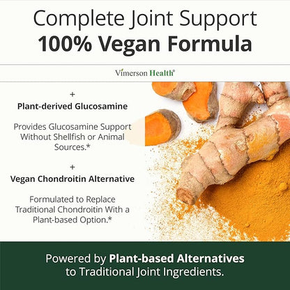 Glucosamine Chondroitin MSM – Joint Support Supplement for Women and Men with Glucosamine Sulfate 1500 mg, Chondroitin and MSM – for Cartilage, Joint Health and Flexibility – 180 Capsules, Vegan