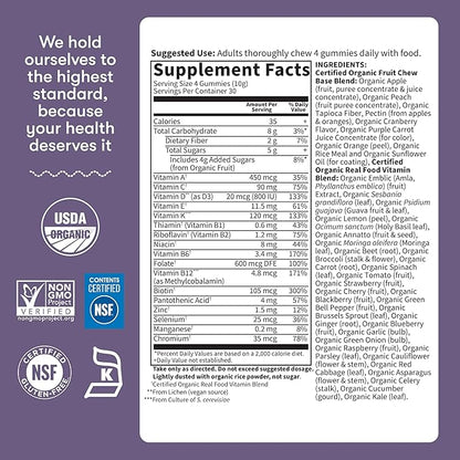 Garden of Life Organics Prenatal Gummies – Prenatal Vitamins for Women with Energy Metabolism Support & Healthy Fetal Development Support, Berry Flavor, USDA Organic, Vegan, 30 Day Supply