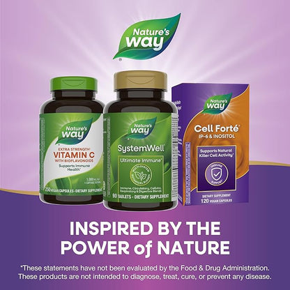 Nature's Way Systemwell Ultimate Immune* with Vitamins C, A, D, Zinc, and Selenium, Multi-System Botanical Blends Including Immune, Respiratory, Digestive & Circulatory, 90 Tablets