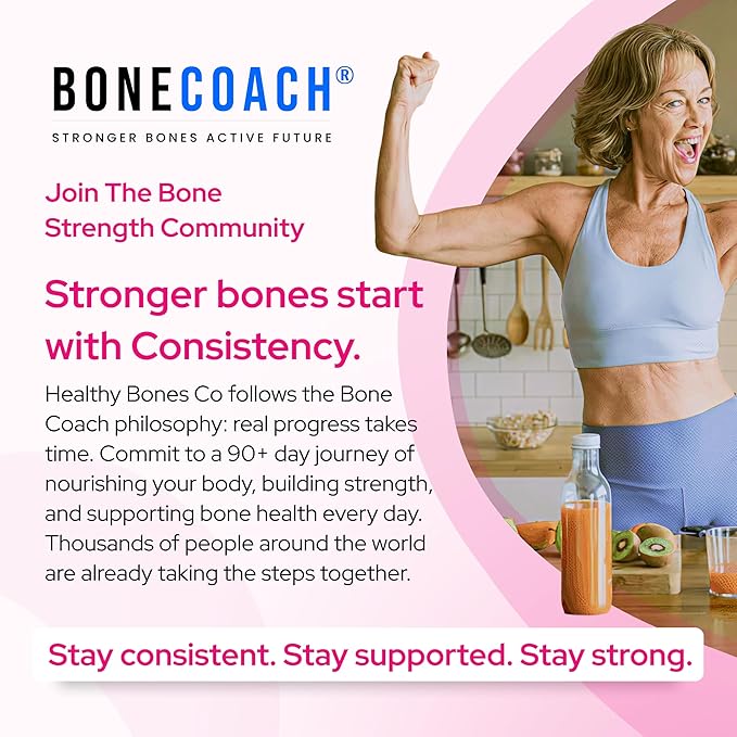 FORTIBONE Collagen Peptides Essential Bone Builder Hydrolyzed Collagen Powder for Women & Men, Clinically-Supported for Bone Strength & Density, Gluten Free & Dairy Free - Unflavored (30 Servings)