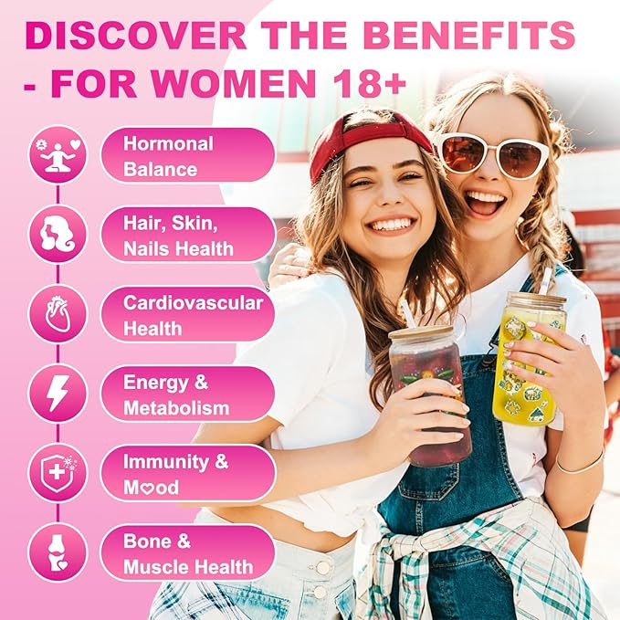 180 Count | Methylated Multivitamin Gummies for Women – Womens Multivitamin Gummies with B Complex, Minerals, CoQ10, Myo-Inositol for Energy, Hormone Balance & Immune Support Sugar Free