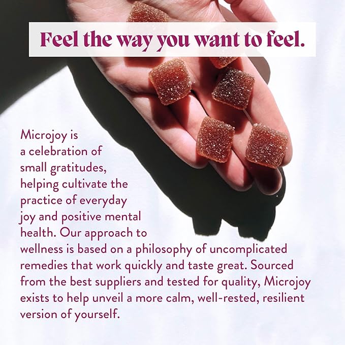 Microjoy Motivate Gummies – Energy, Stamina & Brain Support with Cordyceps Mushrooms, Maca & Vitamin B12 – Vegan, Gluten-Free, Non-GMO – Berry Flavor – 30 Servings