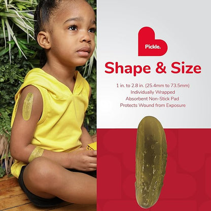 BioSwiss Bandages, Pickle Shaped Self Adhesive Bandage Set, Latex Free, Sterile Wound Care, 24 Count