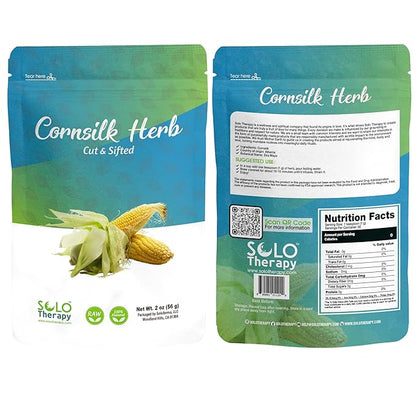 Cornsilk Tea Herbal Tea 56 grams - Cut and Sifted - Pelos de Elote - Resealable Bag - 56 grams - Premium Quality (Cornsilk Herb)