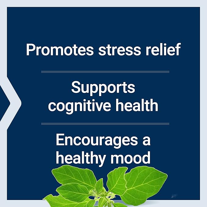 Life Extension Optimized Ashwagandha - Stress Management Supplement for a Healthy Stress Response, Focus, Memory, Stress Relief - Vegetarian, Gluten-Free, Non-GMO, 60 Capsules