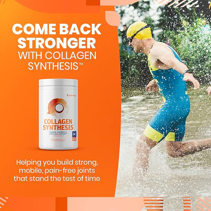 SaltWrap Collagen Synthesis - Collagen Peptides for Joints with Fortigel, Tendoforte, Best Collagen Powder for Tendons, Ligaments, and Cartilage Recovery and Repair, NSF Certified for Sport