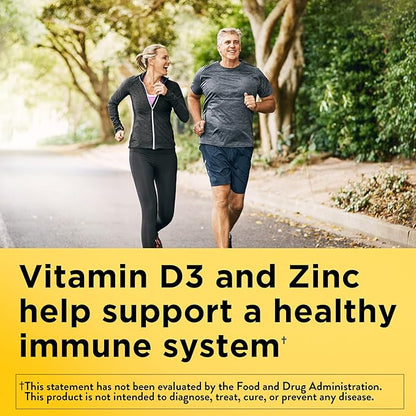 Nature Made Calcium Magnesium Zinc with Vitamin D3, Dietary Calcium Supplement for Bone Support, 300 Tablets