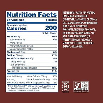 Ripple 12 oz Protein Shakes (12 Fl Oz (Pack of 12), Variety Pack (Chocolate and Vanilla))