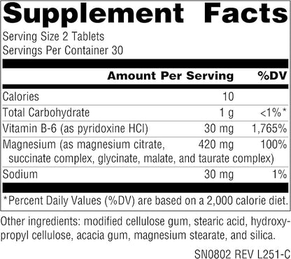 Source Naturals Ultra-Mag, 5 in 1 -Bioavailable Magnesium, Maintains Muscle & Nerve Function* - 60 Vegan Tablets