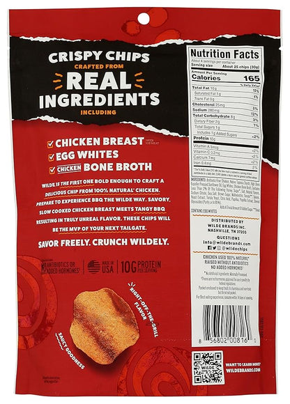 Wilde Snacks Chips Protein Bbq 4 OZ