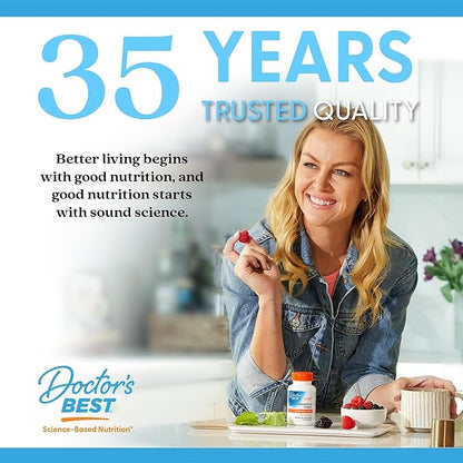 Doctor's Best Nac Detox Regulators with seleno excell, Non-GMO, Vegetarian, Gluten&Soy Free, 180 Veggie Caps, 180Count