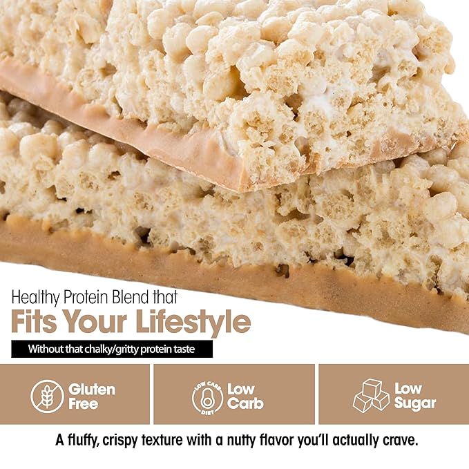 Wonderslim High Fiber Protein Bars, Fluffy Nutter | 15g Protein, 7g Fiber | Low Sugar, Low Carb | Healthy Indulgence | Satisfying, Supports Energy & On-the-Go Convenience, 7 Pack