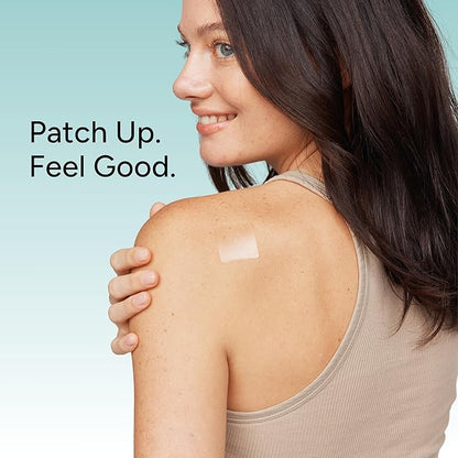 The Patch Remedy Relax Patch | L-Theanine, Lemon Balm, Valerian, Ashwagandha, Passionflower | 30 Patches