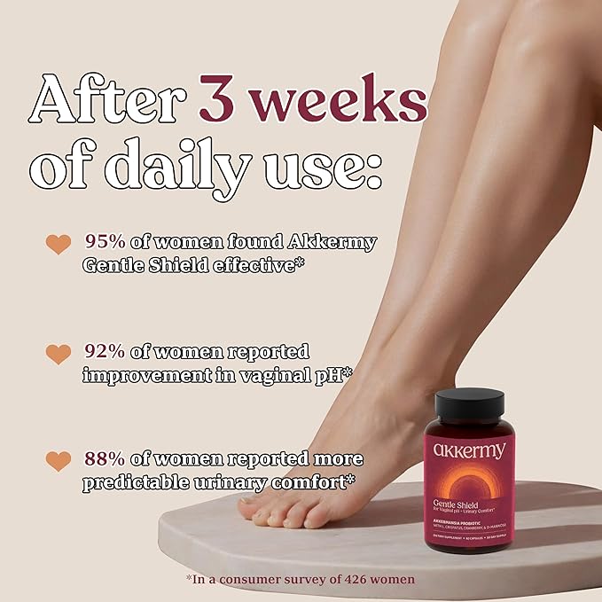Vaginal Probiotics for Women with Akkermansia, L. Crispatus, Cranberry Pills, & D-Mannose - Supports Vaginal pH Balance for Women, UTI Support & BV Prevention - 60 Day Supply | USA Made