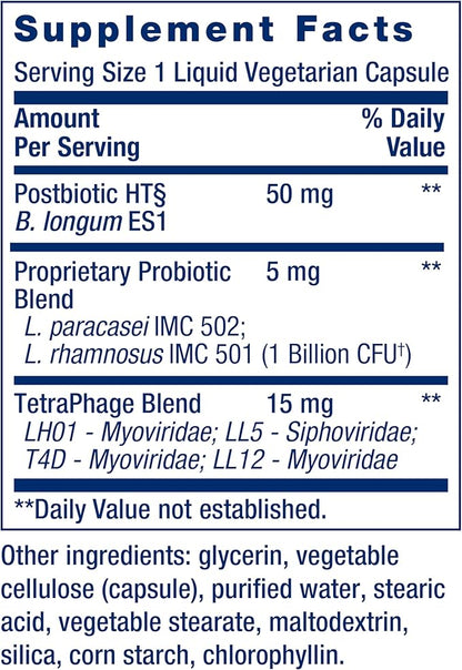 Life Extension FLORASSIST® Probiotic GI with Phage Technology, Digestive Health Supplement, microbiome Balance, Gut Health, Gluten Free, Vegetarian, 30 Capsules
