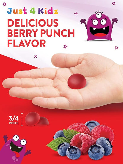 Nature's Truth Kids Multivitamin Gummies with Probiotics | 60 count | Berry Punch Flavor | Vegetarian, Non-GMO & Gluten Free Supplement