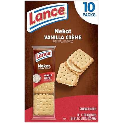 Lance Vanilla Flavored Crème, 10 Count 1.7 Oz