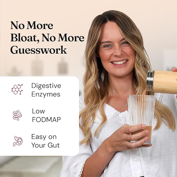 Nourished Natural Health FloFit Pea Protein Powder - Hormone Balance for Women - Vegan Plant Based Protein with Low Carbs - Acne Friendly, Cycle Friendly, Easy to Digest - Gluten-Free, Caffeine-Free