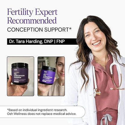 Ayurvedic Preconception Cleanse | Ovarian & Uterus Cleanse for Hormonal Balance | TTC Support | PCOS Supplements | Cycle Regularity | with Stinging Nettle, Red Clover, and more | 30 Servings