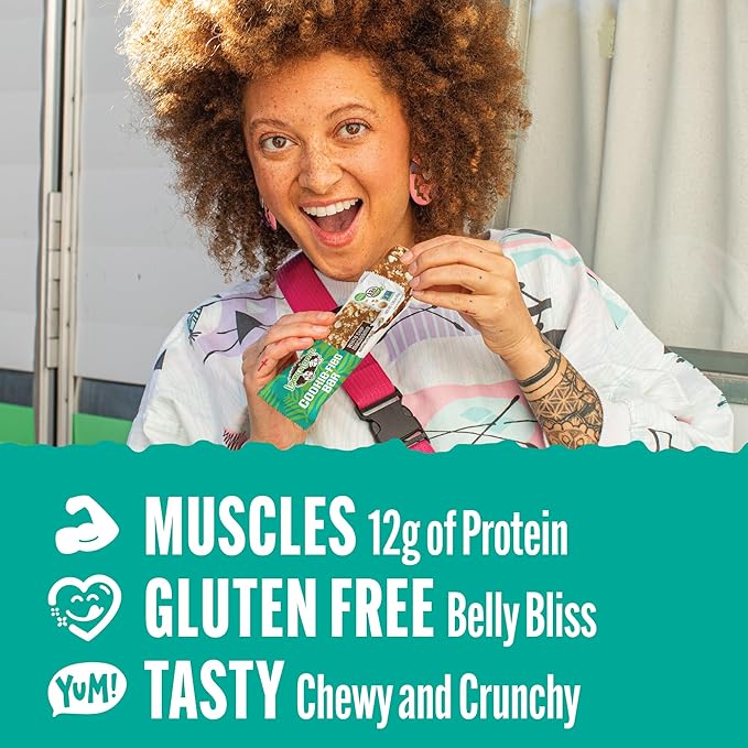 Lenny & Larry's Cookie-fied Protein Bar – White Chip Macadamia Vegan Protein Bars 9x45g – Healthy Snacks with 12g Plant Protein & 5g Fiber – Gluten-Free Power Bar, Non-GMO & Vegan
