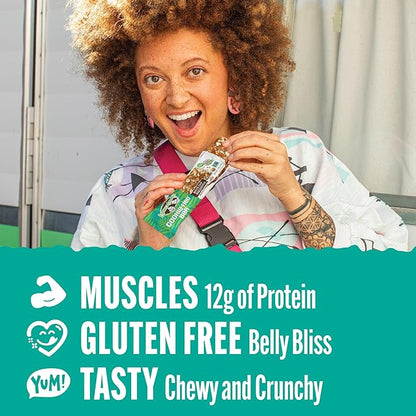 Lenny & Larry's Cookie-fied Protein Bar – White Chip Macadamia Vegan Protein Bars 9x45g – Healthy Snacks with 12g Plant Protein & 5g Fiber – Gluten-Free Power Bar, Non-GMO & Vegan