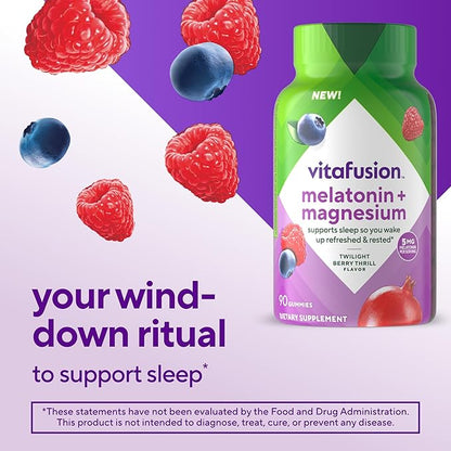 Vitafusion 150 Count 50 mcg BlackBerry and Strawberry Flavored