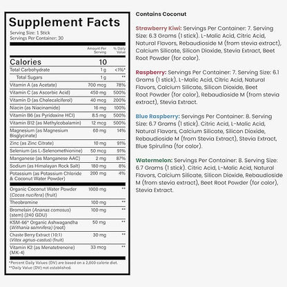 Beam Glow, Hormone Balance for Women, Cortisol Support for Women, Thyroid Support Powder with Selenium, Bromelain and Chasteberry, PMS Relief, Hair Skin & Nails, Health and Wellness Gift, Variety Pack