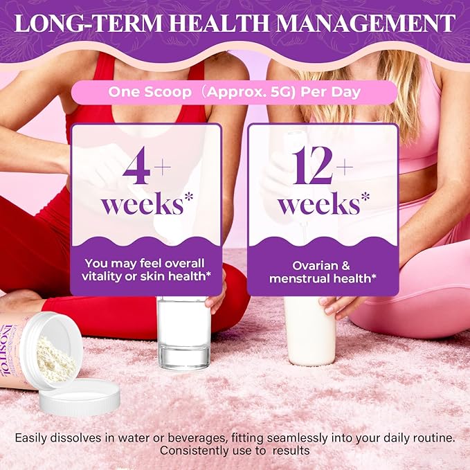 90-Day Myo-Inositol & D-Chiro Inositol Supplement for Women, Fertility Supplements Hormonal Balance for Women Ovarian Health Support, High 4000mg:100mg Inositol Powder with Folic Acid & Vitamin, Vegan