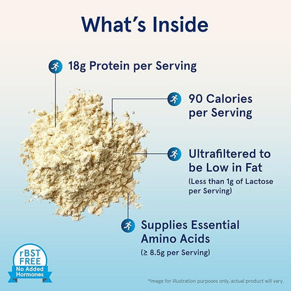 Jarrow Formulas Whey Protein with 18 g of Protein, 3.8 g of BCAAs, and Glutamine, Dietary Supplement for Muscle Function and Recovery Support, 32 oz Unflavored Powder, Approximately 38 Day Supply