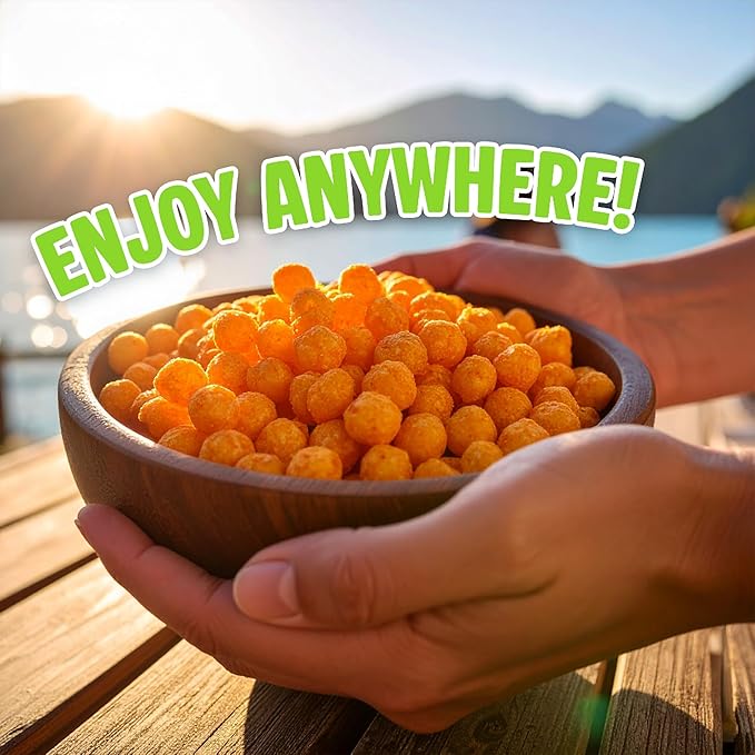 Twin Peaks Protein Puffs - (Jalapeno Cheddar), Keto Friendly, Low Carb Snack (300g, 21g Protein, 2g Net Carbs, High Protein, Healthy Crunchy Snack)