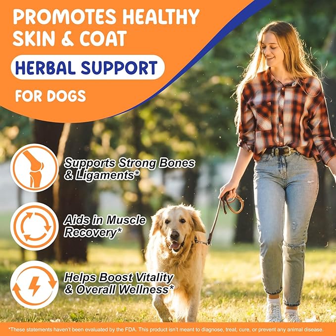 Collagen for Dogs 60ml, Liquid Dog Collagen Drops, Liquid Collagens for Dogs Joints, Skin & Coat, Support Dog Itchy Skin Relief & Digestive Health, Pet Supplement with Biotin,MSM&Ginger, Bacon Flavor