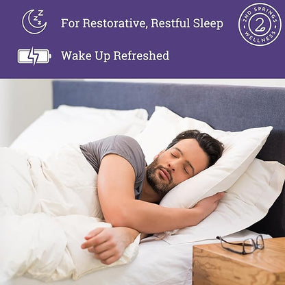 Sleep Well Calmness & Relaxing Support Formula - Powerful Blend with Magnesium, L-Theanine, GABA, and Melatonin - Enhances Relaxation + Promotes Healthy Sleep Patterns - 60 Capsules