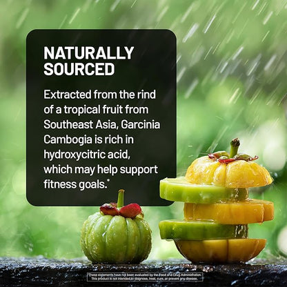 Naturewise Garcinia Cambogia - 60% HCA Concentration Extract, Natural Support for Weight Goals and Energy Levels - Vegan, Non-GMO, Gluten Free - 180 Capsules[2-6 Month Supply]