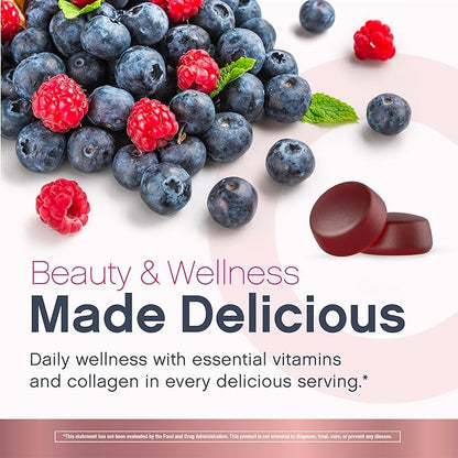 NeoCell Women's Multi Gummy with Collagen | 120 Gummies | Essential Vitamins & Minerals | Berry Flavor Supplement