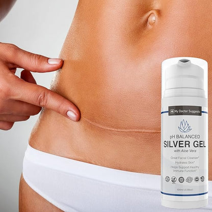 Silver Colloidal Gel with Aloe Vera, 3.38 oz (Pack of 2)
