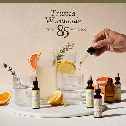 Bach Original Flower Remedies, Clarity of Mind Kit, For Focus and Mindfulness, Natural Homeopathic Flower Essence, Holistic Wellness, Vegan, 3 x 20mL Droppers