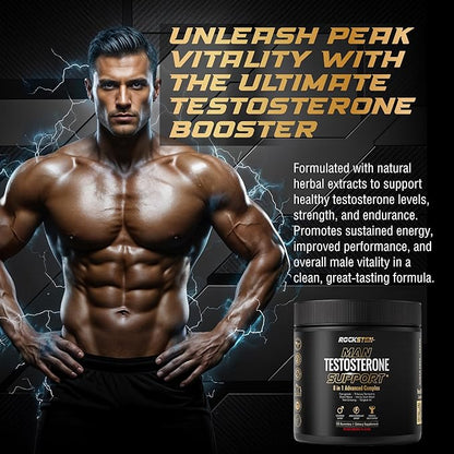 Testosterone Booster Gummies for Men - Enhancement Chews to Boost Testosterone for Energy Stamina Performance & Workout Support - Male Health Enhancing Supplement for Libido & Muscle Growth