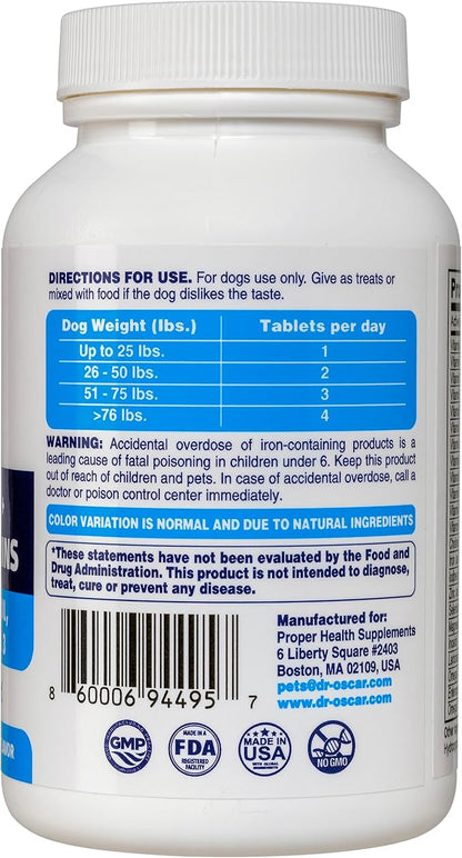 Dog Prenatal Vitamins. The Only 2in1 Prenatal & Postnatal Vitamins for Dogs with Folic Acid, Omega 3, Probiotics, Choline & Inositol, Key for Mother & Puppies, 90 Tablets