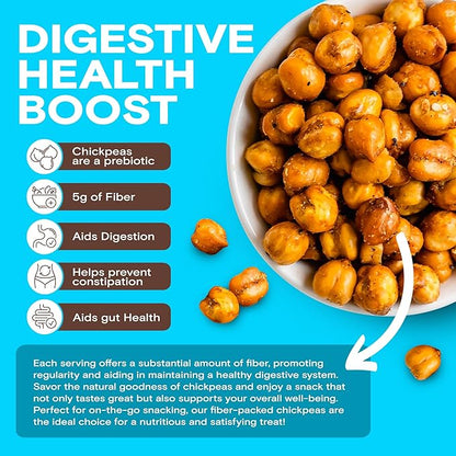 Biena Crispy Roasted Chickpea Snacks, Lil’ Bit of Everything, High Protein Snacks, High Fiber Snacks, Gluten Free, Plant-Based, Non-GMO, Healthy Snacks for Adults and Kids, 4-Pack 5 Ounce Bags