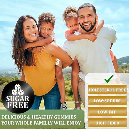 Soursop Leaves & Soursop Fruit Gummies - Sugar Free Soursop Graviola Gimmies - 3000mg Max Strenght Soursop Extract - Graviola Supplement - Soursop Fruit and Leaf - 60ct - Non-GMO – Vegan Friendly