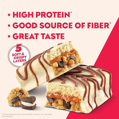 New Atkins High Protein Bars, Cookie Fusion Flavor, 15g of Protein, 4g Net Carbs, 4 Count (Pack of 3)