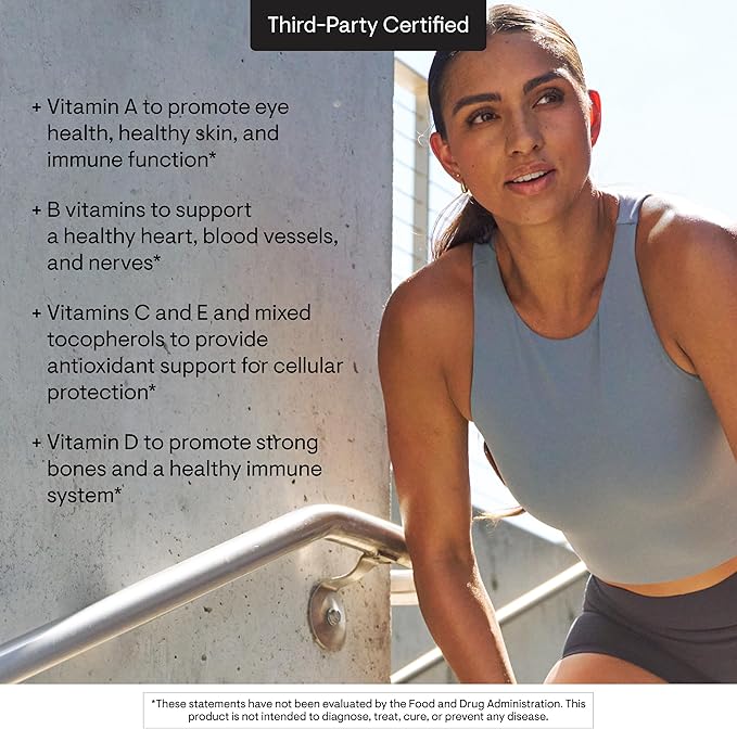THORNE - Basic Nutrients 2/Day - Comprehensive Daily Multi-Vitamin with Optimal Bioavailability - Vitamin & Mineral Formula - Third-Party Certified - Gluten, Dairy & Soy-Free - 60 Capsules