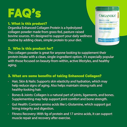 ORGANIKA Collagen Enhanced, 250 GR