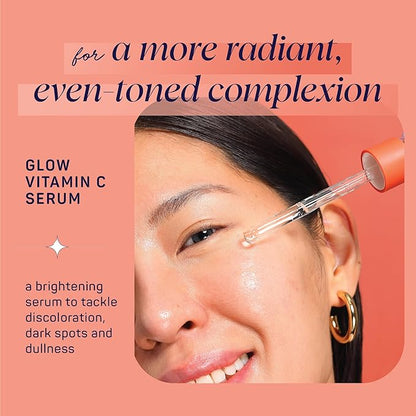 SpaLife Glow Vitamin C Serum for Face | Korean Brightening Face Serum for Dark Spots & Uneven Tone | Illuminating Skin Treatment | Lightweight Radiance Boosting Formula | 3.7 Fl. Oz