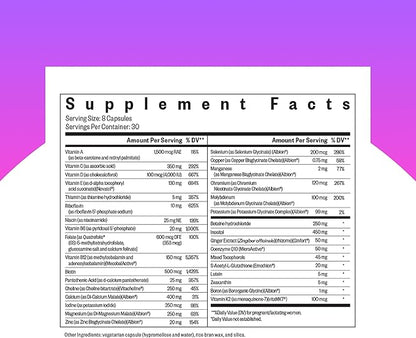 Seeking Health Optimal Prenatal - Supplement with Vitamin B12, L-Methylfolate, & Choline - Vegetarian Supplement to Support Optimal Prenatal Health - 240 Capsules