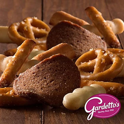 Gardetto's Original Recipe Snack Mix, Crunchy Breadsticks, Pretzels & Roasted Rye Chips, Kosher Snacks Multipack, 10 Single-Serve Bags, Individually Wrapped Party & Family Pack, 17.5 oz Bulk Box