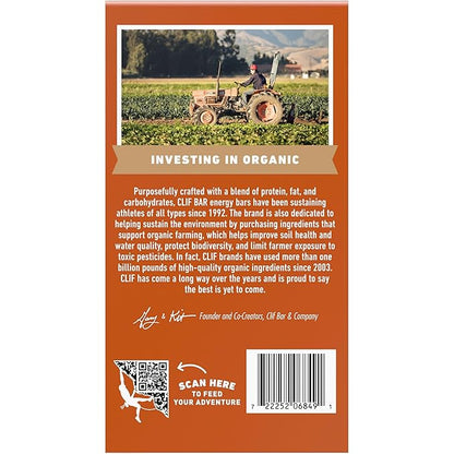 CLIF BAR - Energy Protein Bars - Crunchy Peanut Butter - Made with Organic Oats - Energy Bars - Non-GMO - (15 Pack)